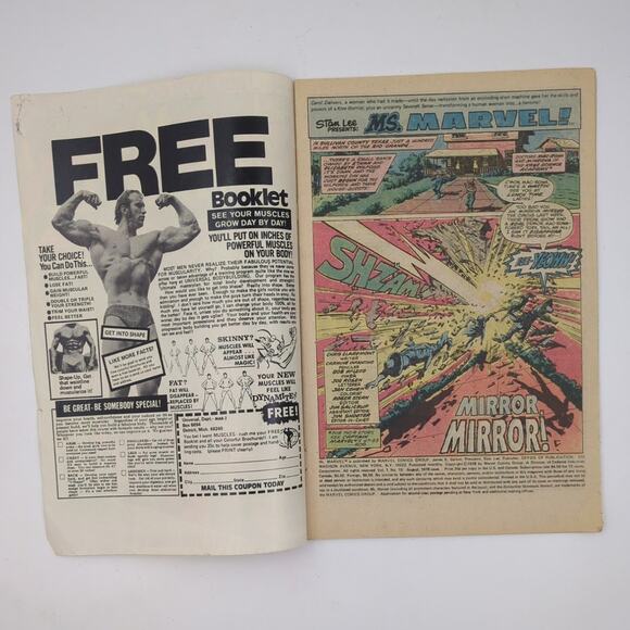 Ms Marvel Bronze Age Lot 12 19 1977 1978 Captain Marvel Appearance Ronan - Picture 4 of 4